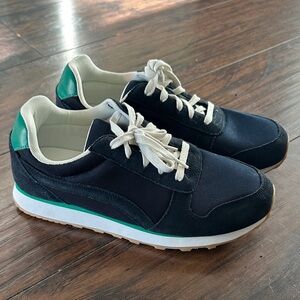 J.Crew Navy and Teal Sneakers - Size 9.5